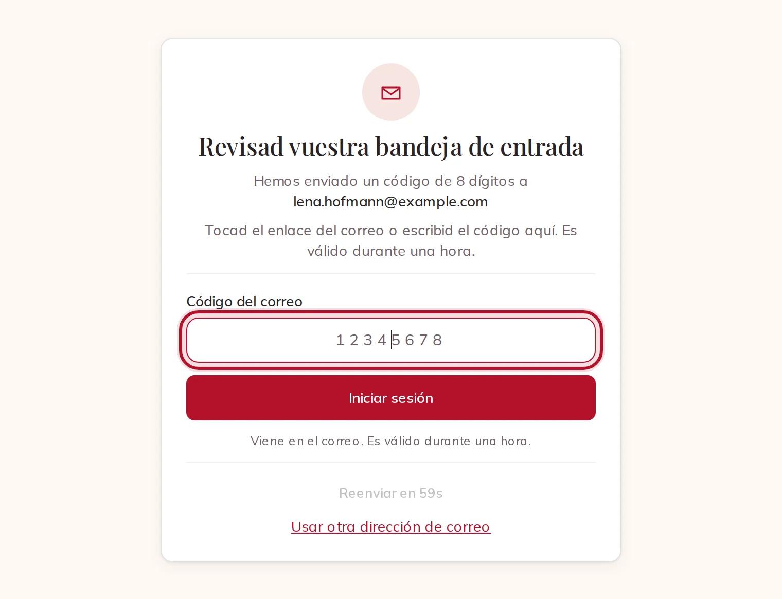 El código del correo