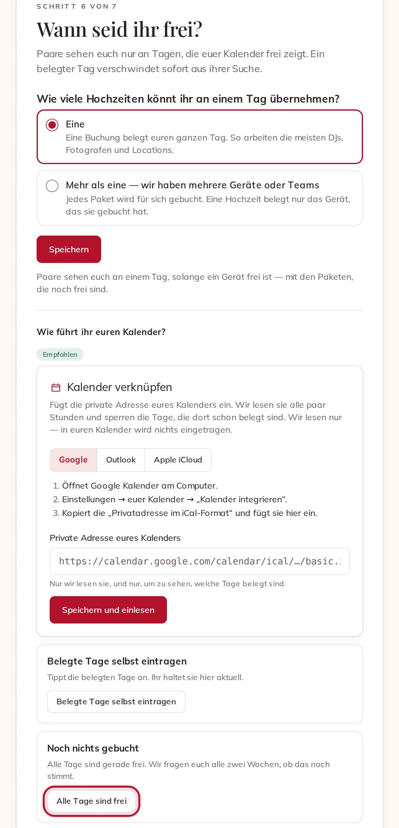 Die drei Arten, euren Kalender aktuell zu halten