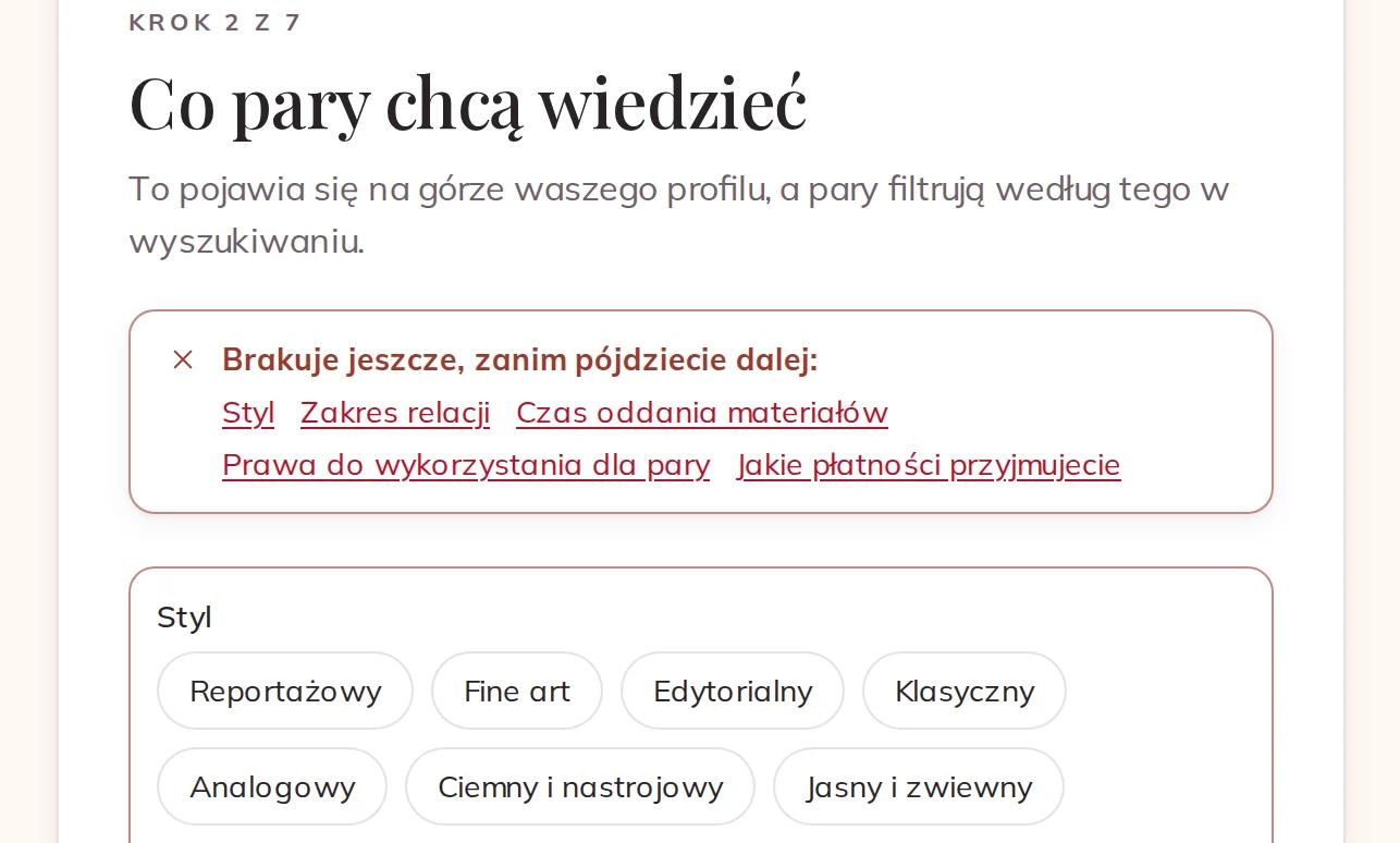 Brakuje jeszcze obowiązkowej odpowiedzi