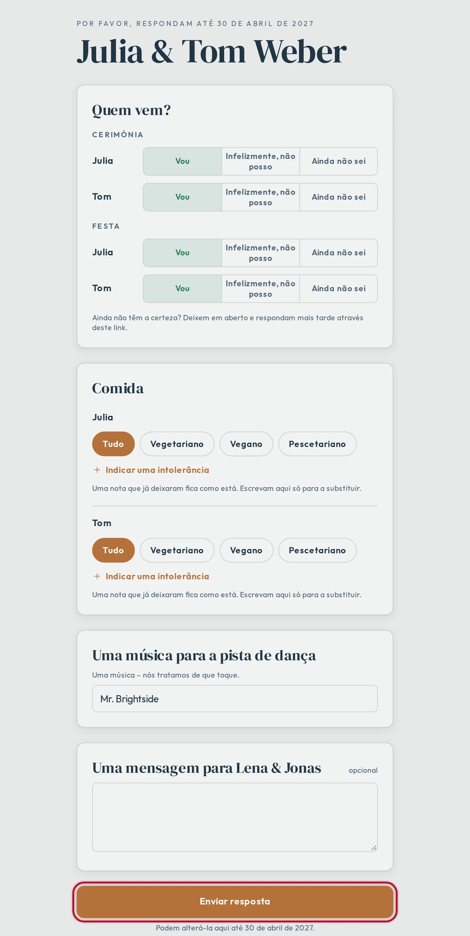 A resposta do agregado, com uma música para a pista de dança